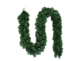 Festão Verde Liso 200 Galhos 270 cm - Decoração Natalícia