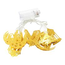Festival Muçulmano do Ramadã Led Letter Castle String Light Decoração Lant 117,9 polegadas