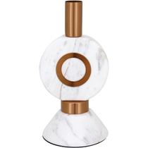 FÊTE CASTIÇAL 24x12x12cm MARMORE COBRE FÊTE CASTIÇAL 24x12x12cm MARMORE COBRE