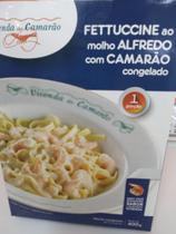 Fettuccine com Camarão ao Molho Alfredo