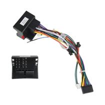 Fiação De Rádio Para Carro Volkswagen Skoda Conector ISO 40PIN/52PIN Caixa CANBUS Para Golf 5/6 Polo