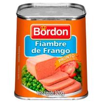 Fiambre bordon sabor frango lata 320g Fiambre bordon sabor frango lata 320g