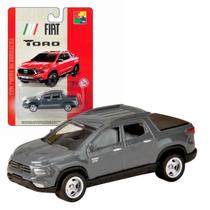 Fiat Toro Carrinho Miniatura Cks 1:64 Pneus De Borracha Coleção Pick up Caminhonete