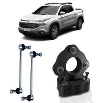 Fiat Toro Kit Calço De Mola Dianteiro 4cm + Bieleta adapt.