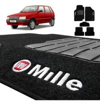 Fiat Uno Mille Em Carpete/tapete Personalizado Ano 85 À 2013