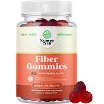 Fiber Gummies Natures Craft sem açúcar para adultos 120g Fiber Gummies Natures Craft sem açúcar para adultos 120g