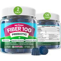 Fiber Gummies Nextdia Sugar Free 10g, prebiótico de 120 quilates para adultos