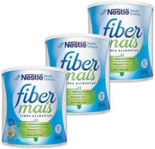 Fiber Mais Nestlé, (kit Com 03 Latas De 260gr) Suplemento - Nestlé Fiber Mais