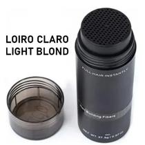 Fibra Capilar Loiro Claro Light Blond Calvície Pó De Queratina Para Cabelo 27,5g - Cristal