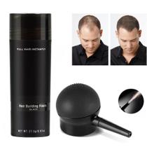 Fibra Capilar Preto ou Castanho Maquiagem Para Cabelo Queratina Natural