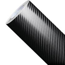 Fibra de Carbono 4D Vinil Premium Preto Envelopar Carro Moto Impermeável Coluna Fibra de Carbono 4D Vinil Premium Preto Envelopar Carro Moto Impermeável Coluna