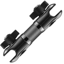 Fibra de carbono Arm Tackform DuraLock 20 Series 5 cm preta