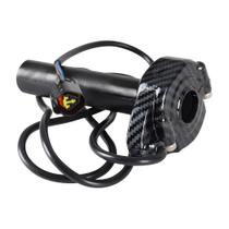 Fibra de carbono de imitação de alça de aceleração para bicicleta suja Surron Electrice
