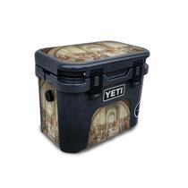 Fibra de carbono para pele compatível com o refrigerador rígido Yeti Roadie 15