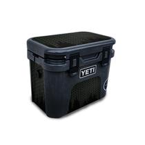 Fibra de carbono para pele compatível com o refrigerador rígido Yeti Roadie 15