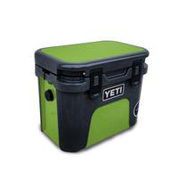 Fibra de carbono para pele compatível com o refrigerador rígido Yeti Roadie 15