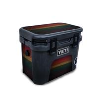 Fibra de carbono para pele compatível com o refrigerador rígido Yeti Roadie 15