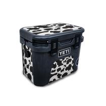 Fibra de carbono para pele compatível com o refrigerador rígido Yeti Roadie 15