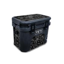 Fibra de carbono para pele compatível com o refrigerador rígido Yeti Roadie 15