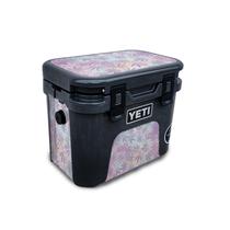 Fibra de carbono para pele compatível com o refrigerador rígido Yeti Roadie 15
