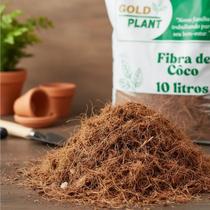Fibra De Coco Horta Planta Orquidea Jardim (lavado) 10 Litros