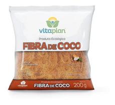 Fibra De Coco Natural Para Jardinagem Vitaplan 200g
