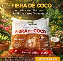Fibra de Coco Premium Vaso e Produto Ecológico Vitaplan