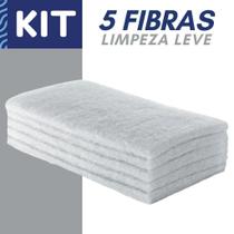 Fibra De Limpeza Leve Branca Não Risca SuperPro Bettanin Kit 5 até 30 Unidades Porcelana Inox Vidro Parede Cristal Tama