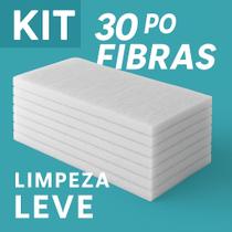 Fibra De Limpeza Leve Branca Não Risca SuperPro Bettanin Kit 5 até 30 Unidades Porcelana Inox Vidro Parede Cristal