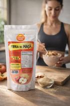Fibra de Maçã Integral Desidratada 150g Sem Glúten Alto Teor de Fibras Geração Saúde SABOR:NATURAL