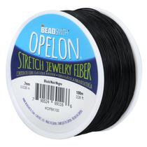 Fibra elástica de miçangas The Beadsmith Opelon Stretch Cord 0,7 mm