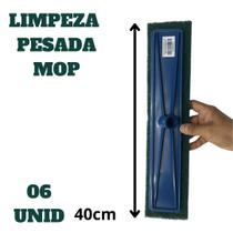 Fibra Limpeza Super Pesada GG Rodo Abrasivo Lava Piso E Azulejo 06 unid