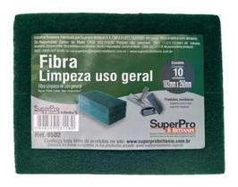 Fibra LT Limpeza Pesada Verde 102x260mm Pct/10 - SUPERPRO Fibra LT Limpeza Pesada Verde 102x260mm Pct/10 - SUPERPRO