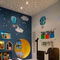 Fibra Óptica Noite Estrelado Decoração Quarto Bebê 500 Rgb