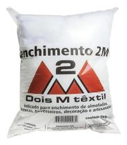 Fibra Siliconada 1kg Virgem 2M Preenchimento travesseiros Almofadas