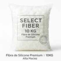 Fibra Siliconada Virgem 10Kg Select Fiber Premium Enchimento Travesseiros Almofadas e Artesanato