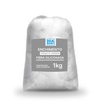 Fibra Silicone Branca Antialérgico Enchimento Almofada, Travesseiro, Artesanato 0,5Kg, 01Kg e 2KG