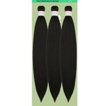 Fibra sintética pré-esticada Braiding Hair Gozill Black