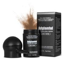 Fibras Capilares Adglamful Castanho Claro 15 g com Spray Fibras Capilares Adglamful Castanho Claro 15 g com Spray