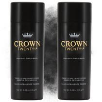 Fibras Capilares CROWN TWENTY1 2x28 g Preto