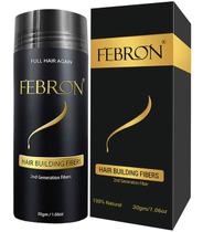 Fibras de cabelo FEBRON BLACK Giant 30g para cabelos finos para homens e mulheres