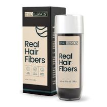 Fibras de cabelo reais Hair Illusion Black para queda de cabelo