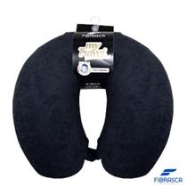 Fibrasca My Travel Travesseiro de Viagem, Preto, Formato "U" Anatomico Cervical, Altura 9 cm Fibrasca My Travel Travesseiro de Viagem, Preto, Formato "U" Anatomico Cervical, Altura 9 cm