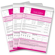 Ficha Bloco para Lash Lifting Anamnese Avaliação Checklist Ficha Bloco para Lash Lifting Anamnese Avaliação Checklist
