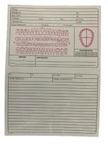 Ficha Clínica Dupla Odontológica Pacote com 100 folhas