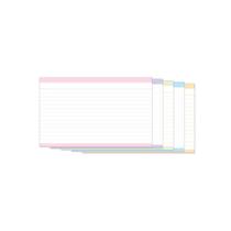 Ficha Colorida com Tarjas Tilibra 202x124mm- 50Fls Ficha Colorida com Tarjas Tilibra 202x124mm- 50Fls