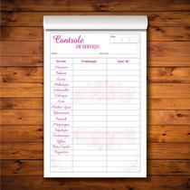 Ficha de Atendimento Salão de Beleza Cliente controle