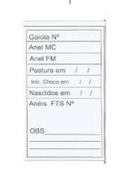 Ficha de Controle de Reprodução Vertical - 100 Unidades