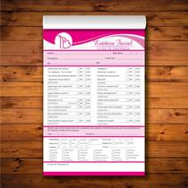 Ficha De Estética Facial Anamnese Avaliação Super Prático