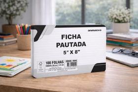 Ficha Pautada 5'' x 8'' 100 Folhas Ficha Pautada 5'' x 8'' 100 Folhas